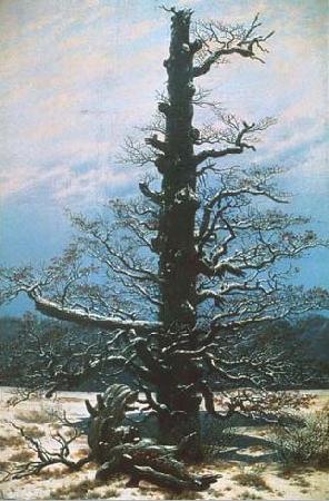 Caspar David Friedrich The Oak Tree in the Snow Sweden oil painting art